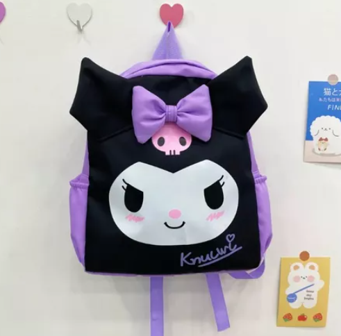 Bolso Maleta Mochila Kuromi Morado Satori Kawaii