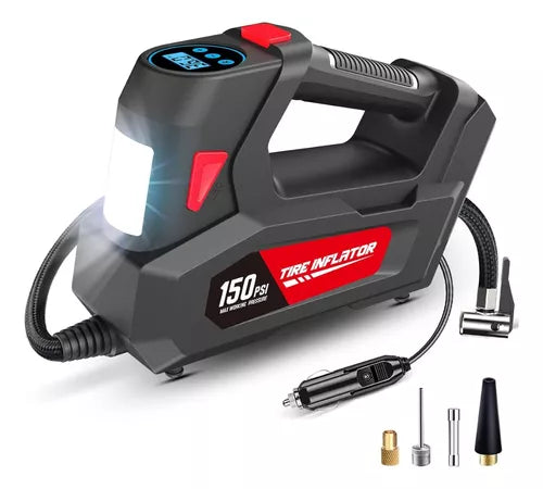 Compresor De Aire Automático Inflador De Llantas Multiuso