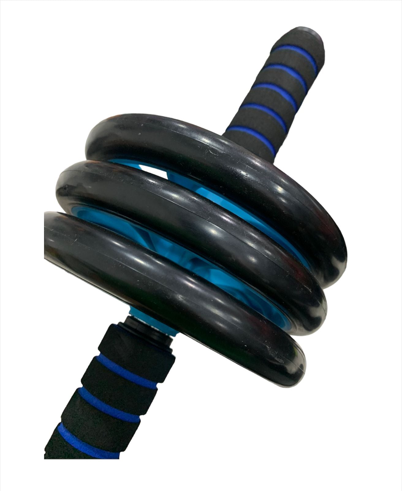 Rueda Abdominal Triple Rodillo Ejercicio Brazos Espalda Gym