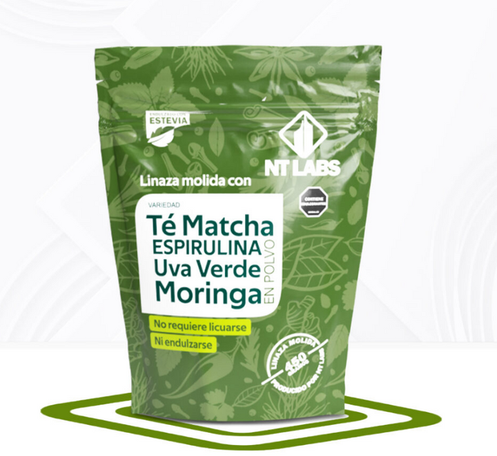 2 und te Macha espirulina uva verde y moringa fitness