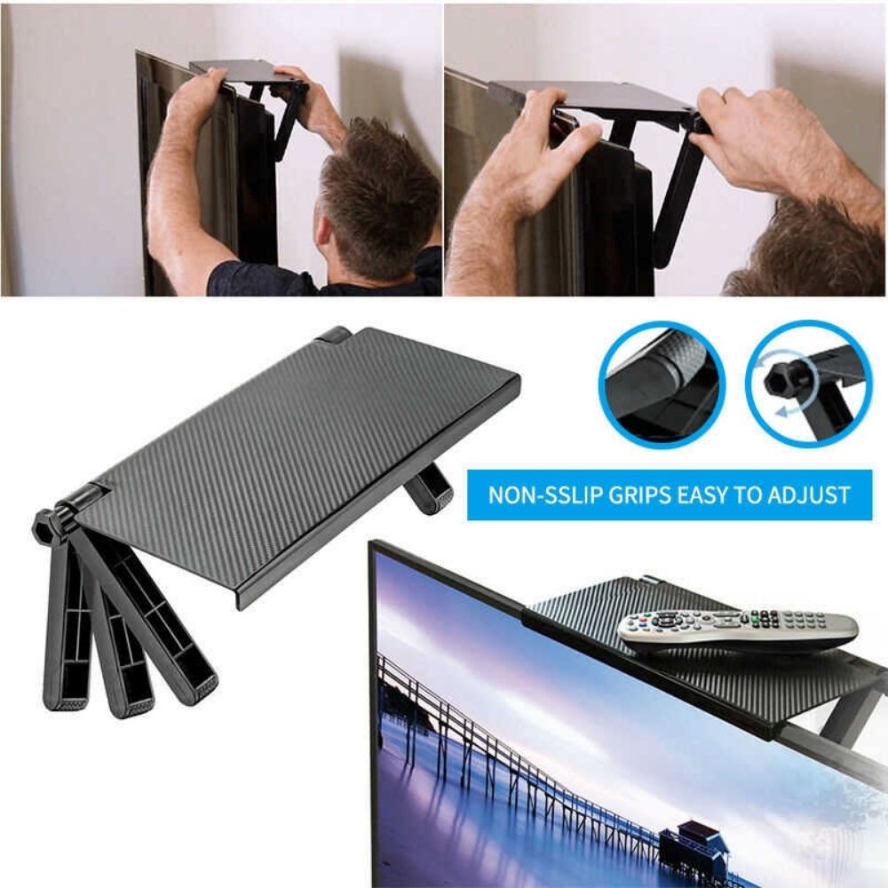 Soporte Repisa TV Plegable Ajustable a Pantalla Televisión