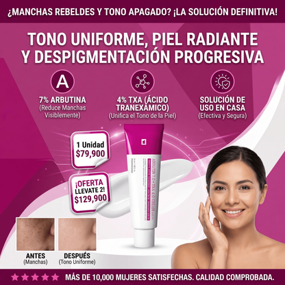 Arbutin 7.0 Txa 4.0 Cream - Despigmentante