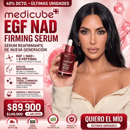 Sérum Reafirmante Medicube NAD+ con EGF y 8 Péptidos