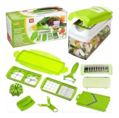 🥝🥗🍉PICATODO NICER DICER 11 EN 1 SET CORTADOR, PICADOR, REBANADOR Y RALLADOR🥝🥗🍉
