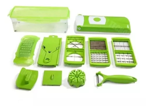 🥝🥗🍉PICATODO NICER DICER 11 EN 1 SET CORTADOR, PICADOR, REBANADOR Y RALLADOR🥝🥗🍉