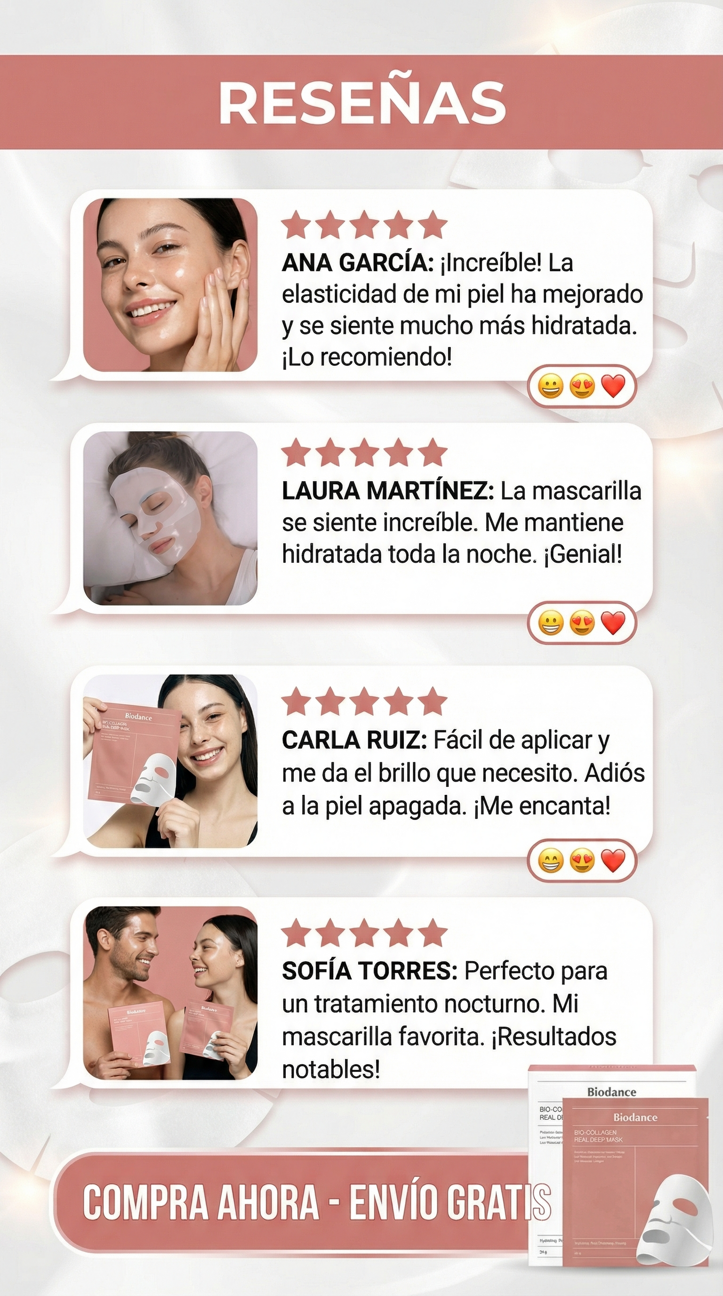 MASCARILLA DE COLÁGENO - BIO DANCE