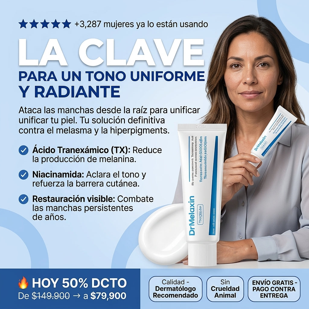 DR. MELAXIN TX CREAM - PIEL SIN MANCHAS EN 7 DIAS