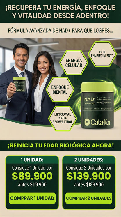 NAD + ADVANCED CATA KOR - REJUVENECIMIENTO TOTAL