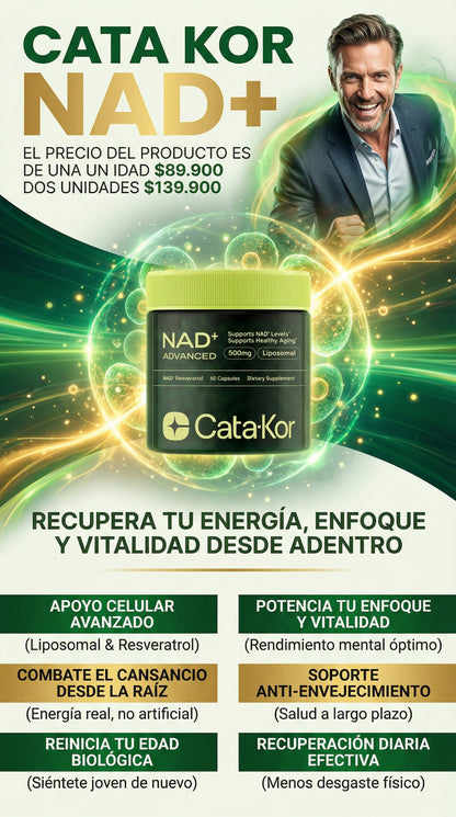 NAD + ADVANCED CATA KOR - REJUVENECIMIENTO TOTAL