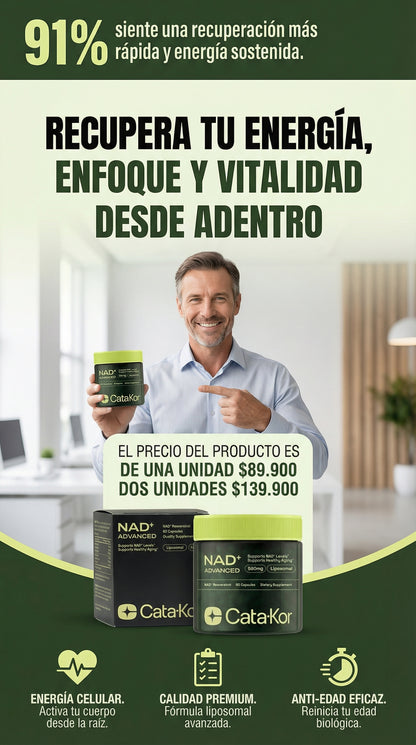 NAD + ADVANCED CATA KOR - REJUVENECIMIENTO TOTAL