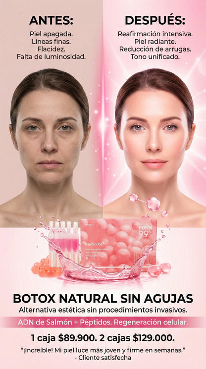 PRDN DE SALMON MEDICUBE EN  AMPOLLAS